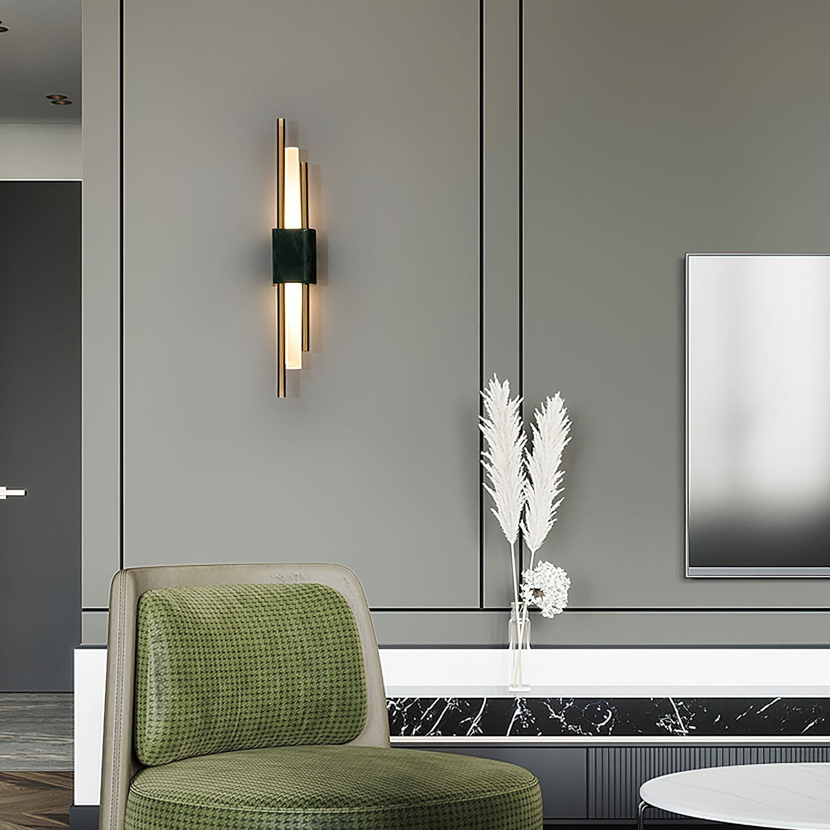 Mirenol Premium Noordse kunst Marmer wandlamp