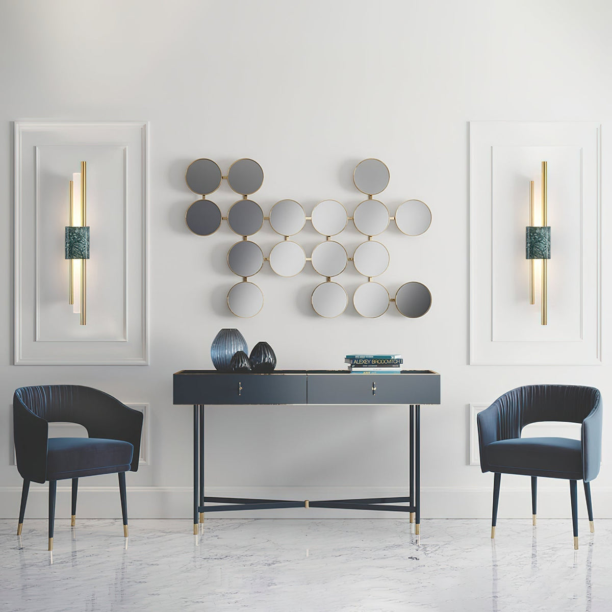 Mirenol Premium Noordse kunst Marmer wandlamp