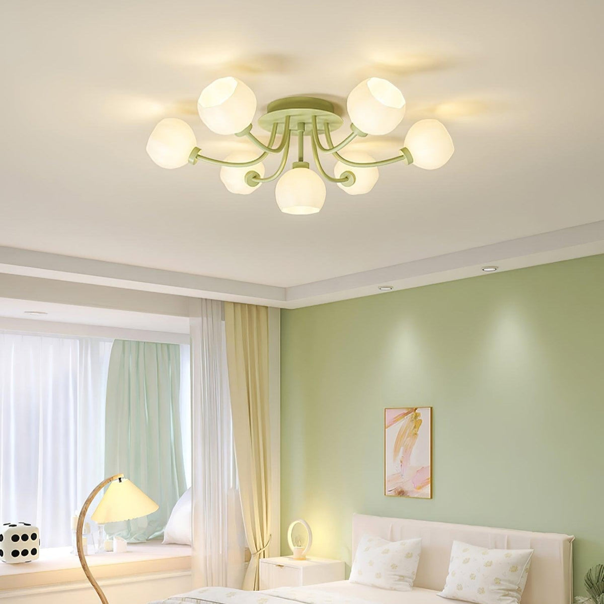 Florina bloemblaad plafondlamp