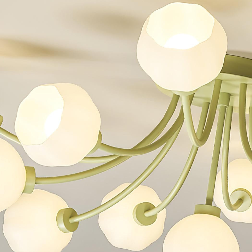 Florina bloemblaad plafondlamp
