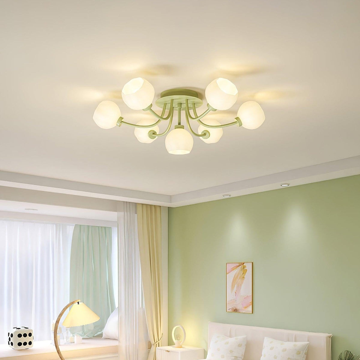 Florina bloemblaad plafondlamp