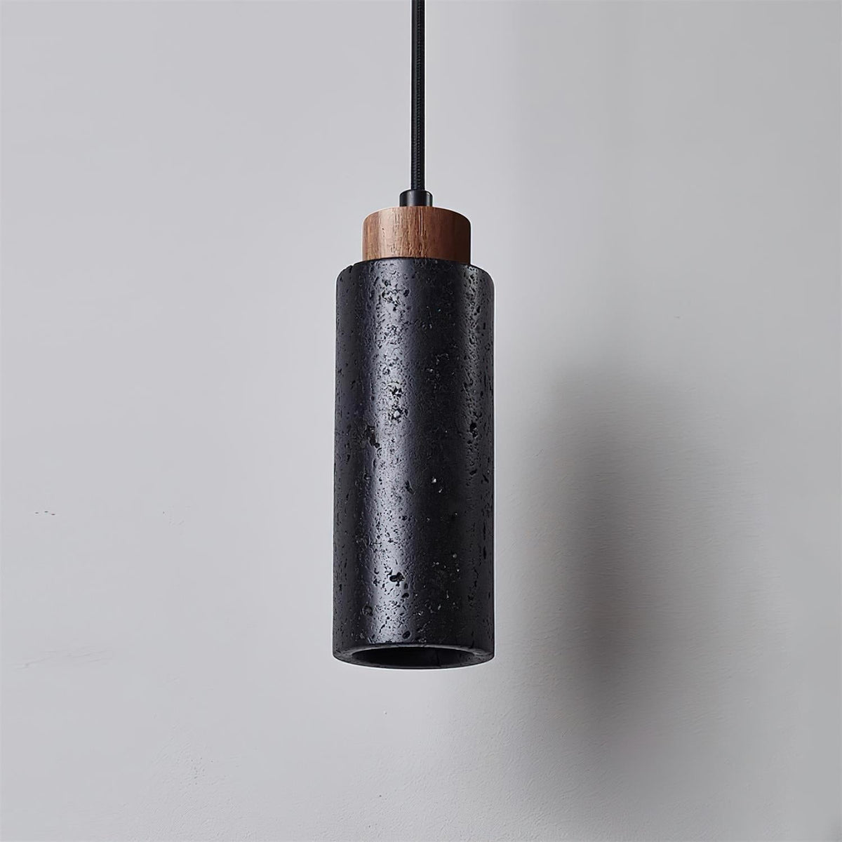 Nerova hanglamp travertin hout minimalistisch