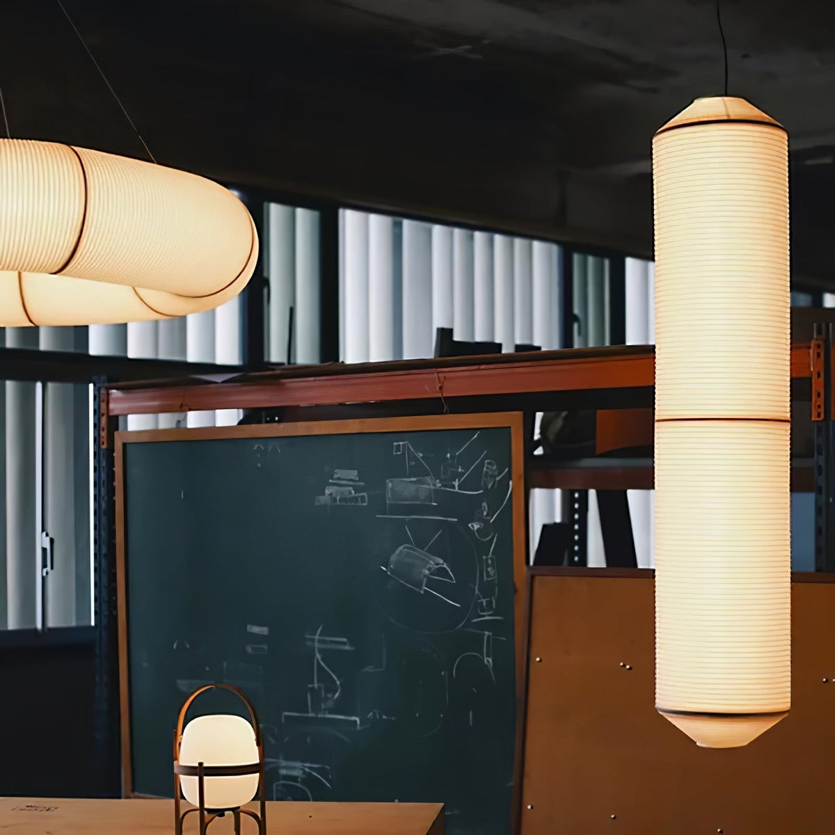 Oren moderne minimalistische hanglamp van natuurlijke mulberry zijde