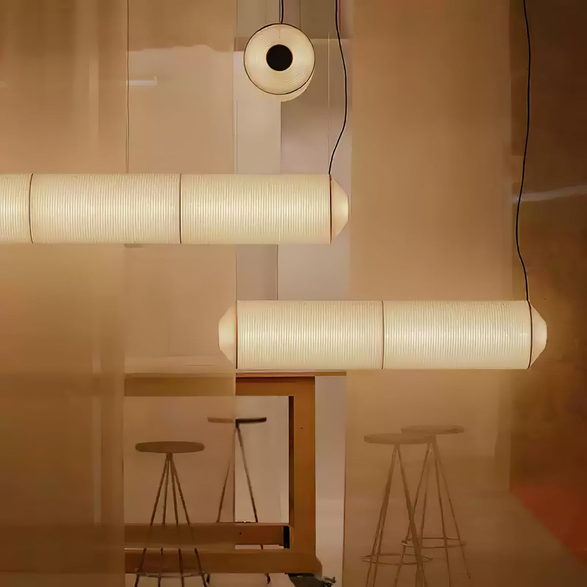 Oren moderne minimalistische hanglamp van natuurlijke mulberry zijde