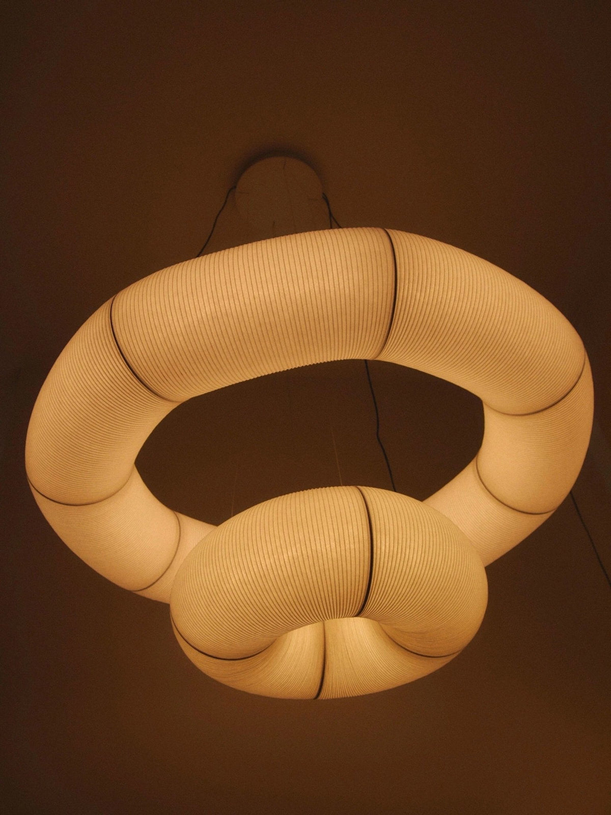 Oren moderne minimalistische hanglamp van natuurlijke mulberry zijde