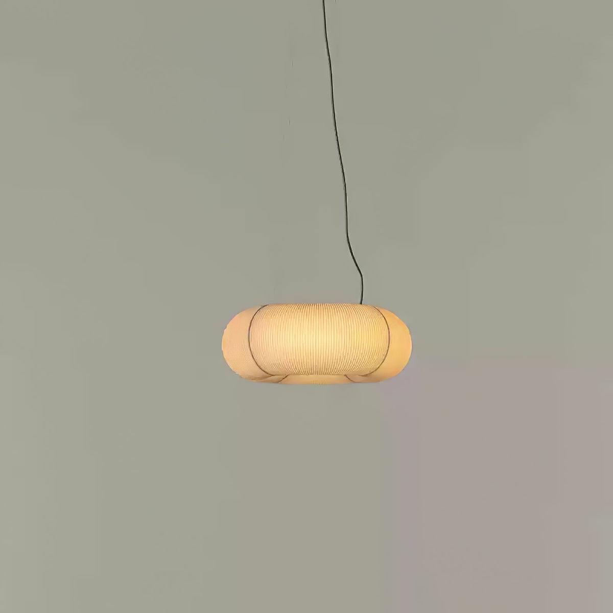 Oren moderne minimalistische hanglamp van natuurlijke mulberry zijde