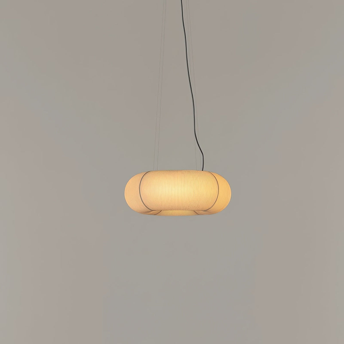 Oren moderne minimalistische hanglamp van natuurlijke mulberry zijde