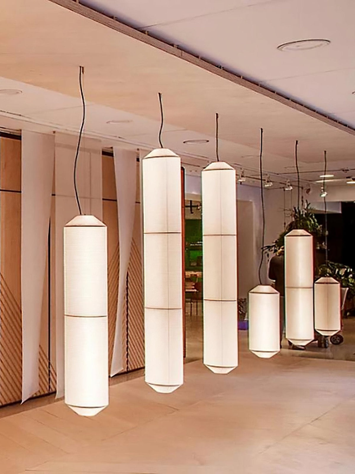 Oren moderne minimalistische hanglamp van natuurlijke mulberry zijde