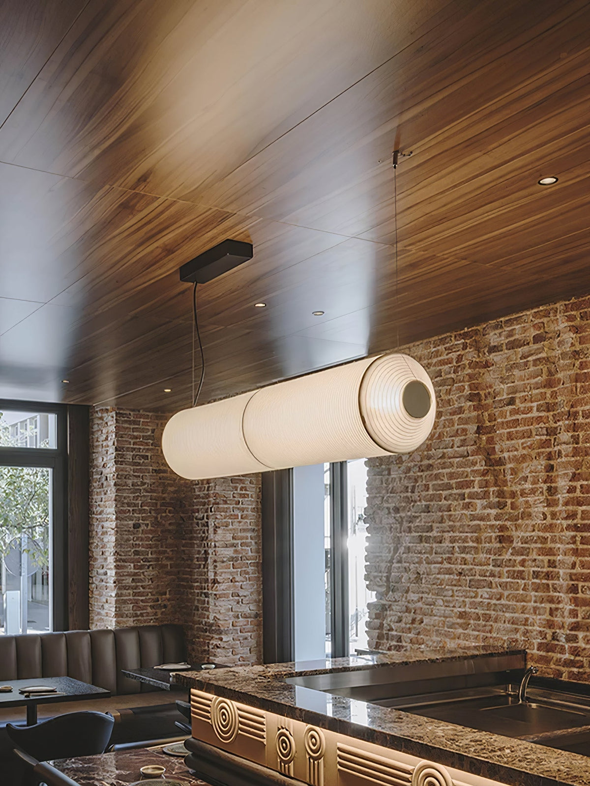 Oren moderne minimalistische hanglamp van natuurlijke mulberry zijde