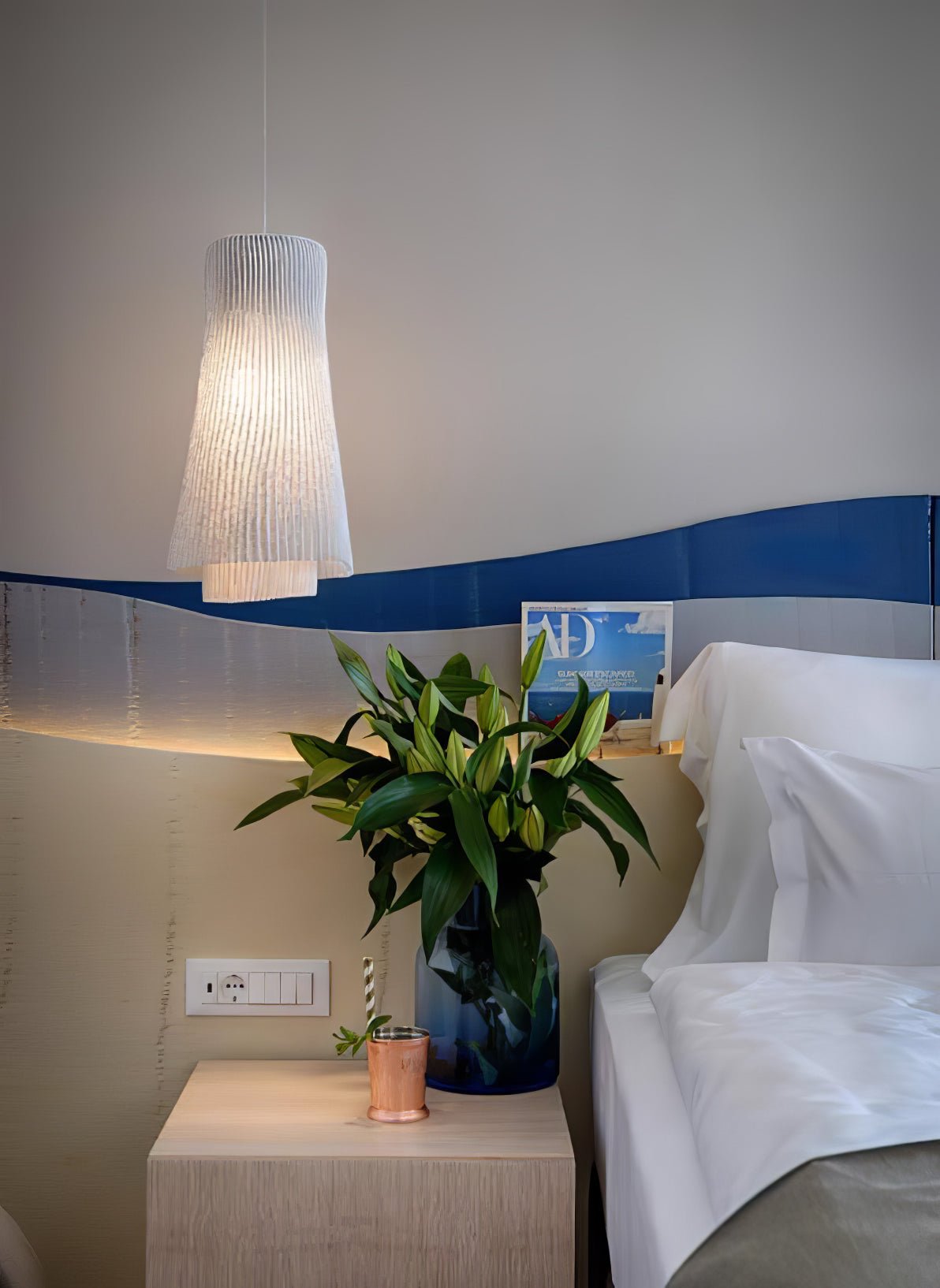 Viora Vintage hanglamp van geverfd staal