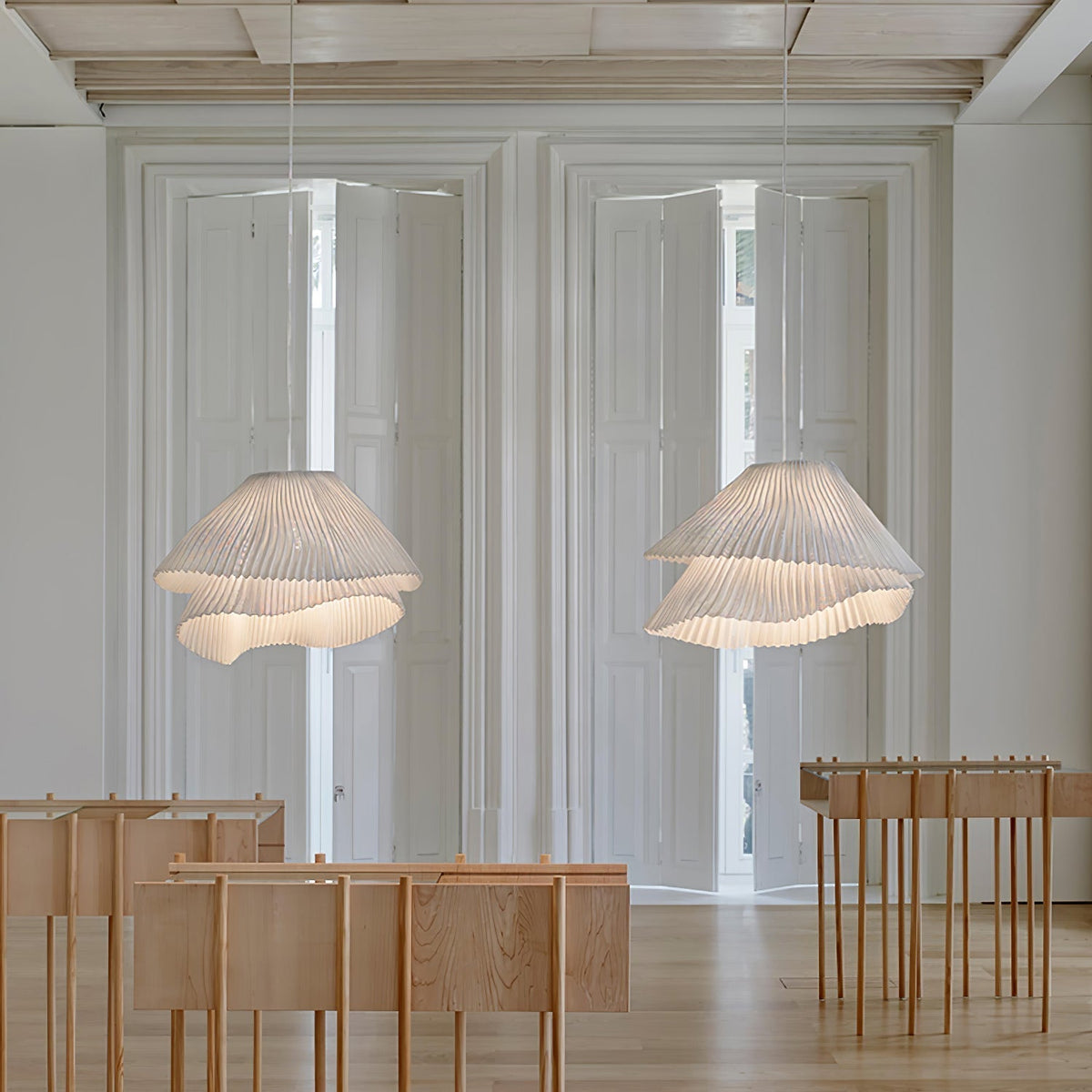 Viora Vintage hanglamp van geverfd staal