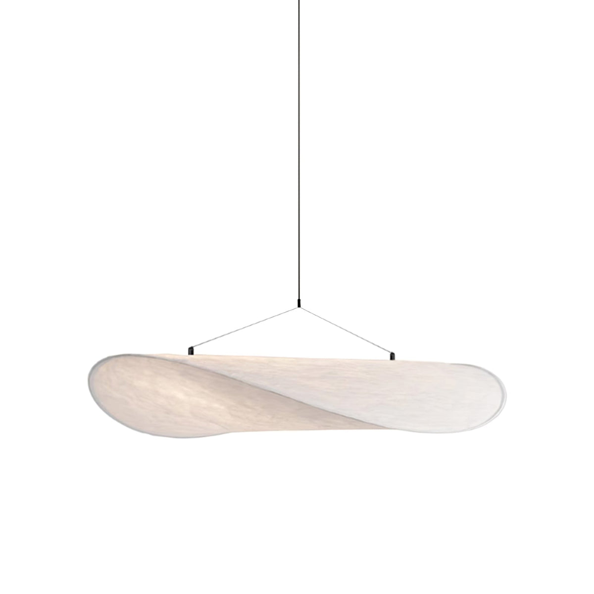 Luminette minimalistisch hanglamp van zijde