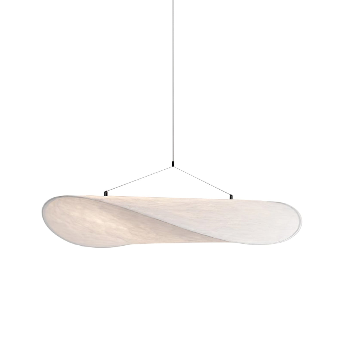 Luminette minimalistisch hanglamp van zijde
