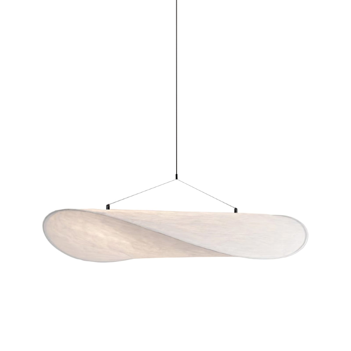 Luminette minimalistisch hanglamp van zijde
