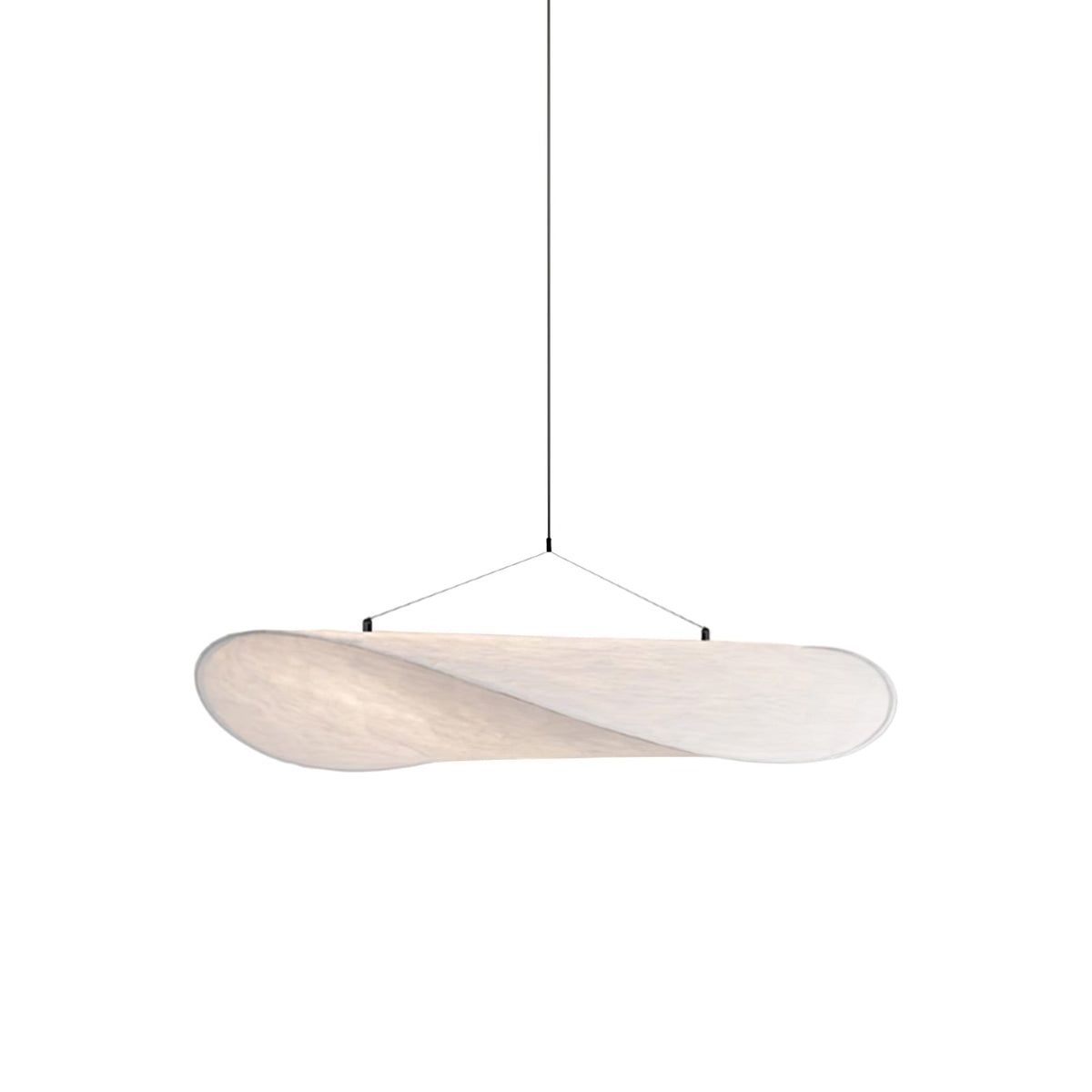 Luminette minimalistisch hanglamp van zijde