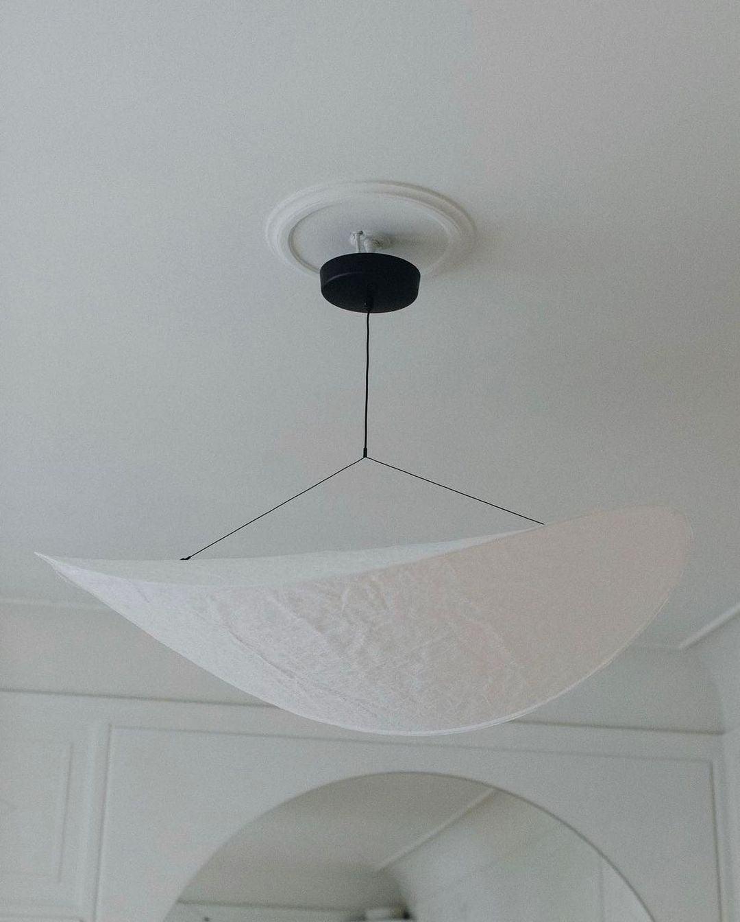 Luminette minimalistisch hanglamp van zijde