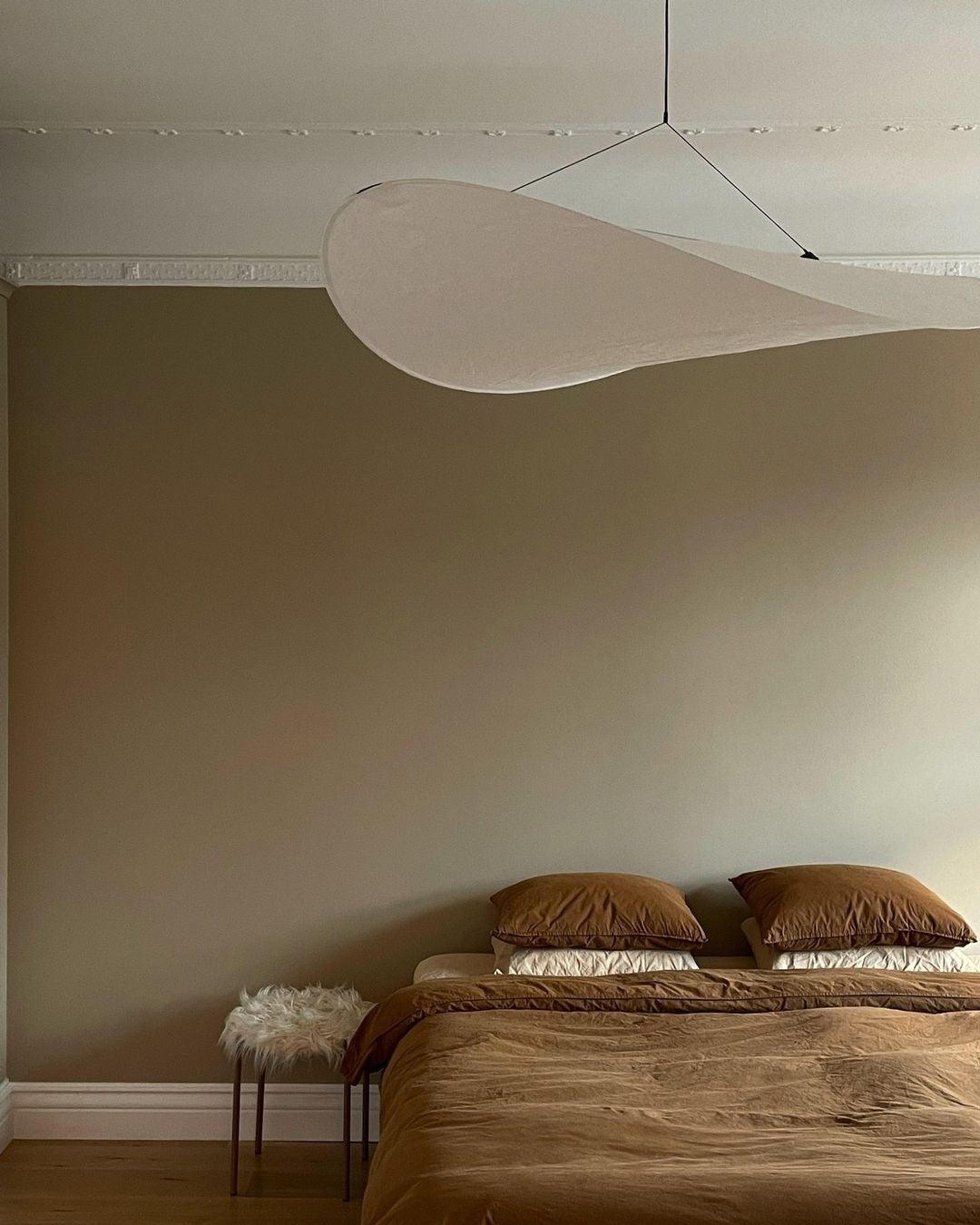 Luminette minimalistisch hanglamp van zijde