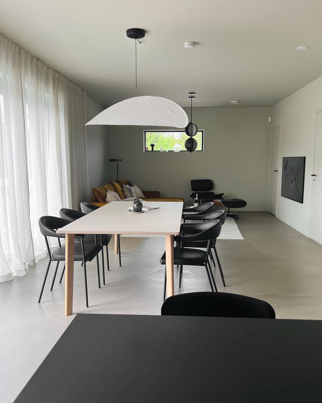 Luminette minimalistisch hanglamp van zijde