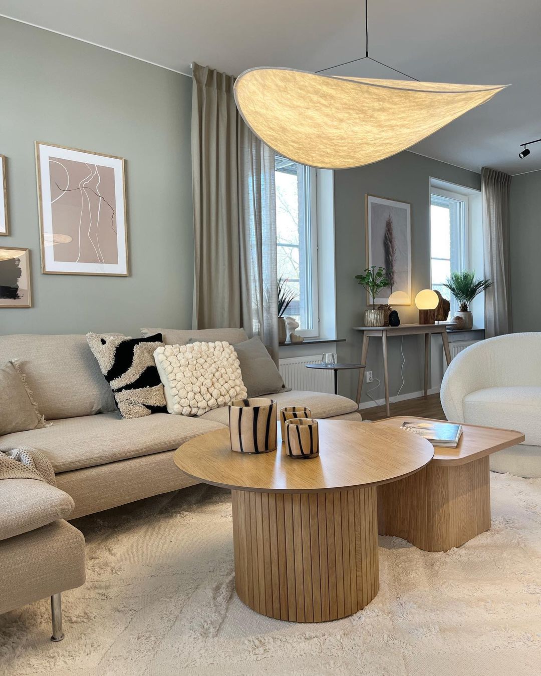 Luminette minimalistisch hanglamp van zijde