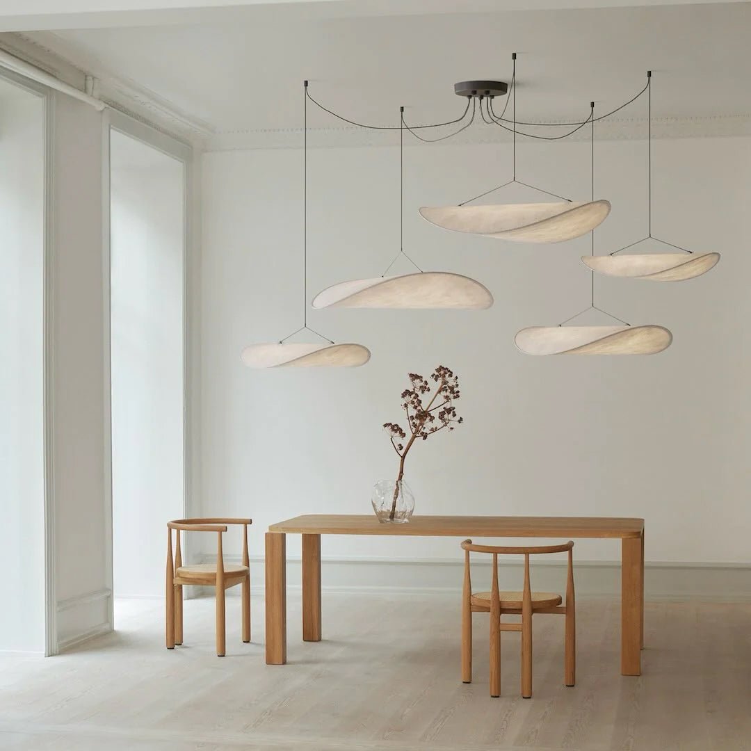Marenis elegantie Nordic Zijde hanglamp