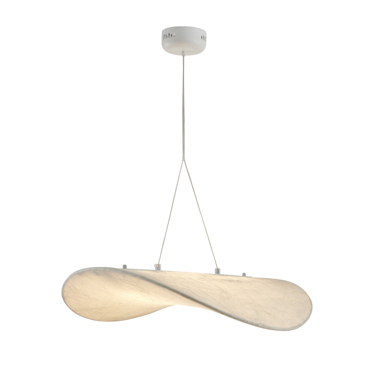 Marenis elegantie Nordic Zijde hanglamp