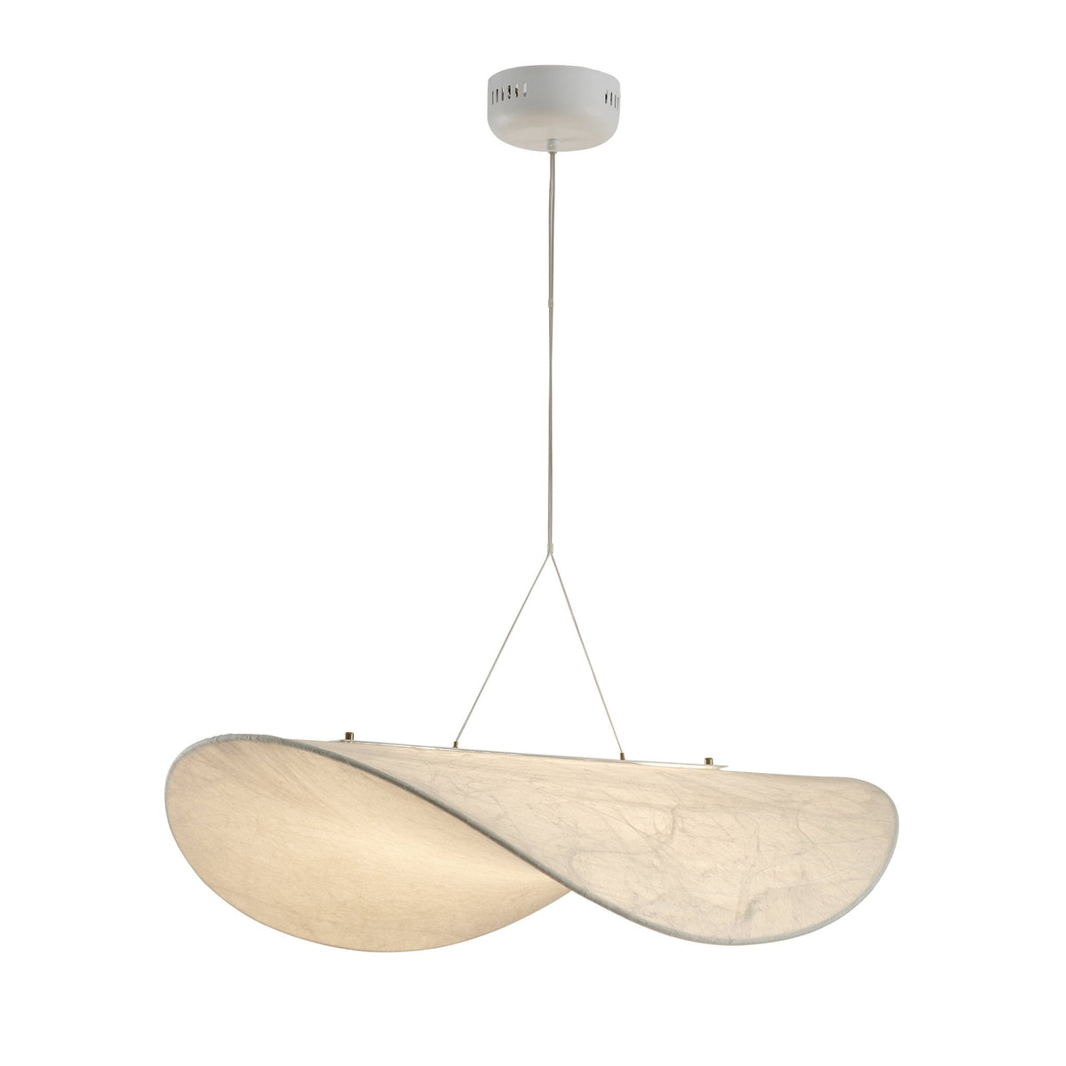 Marenis elegantie Nordic Zijde hanglamp