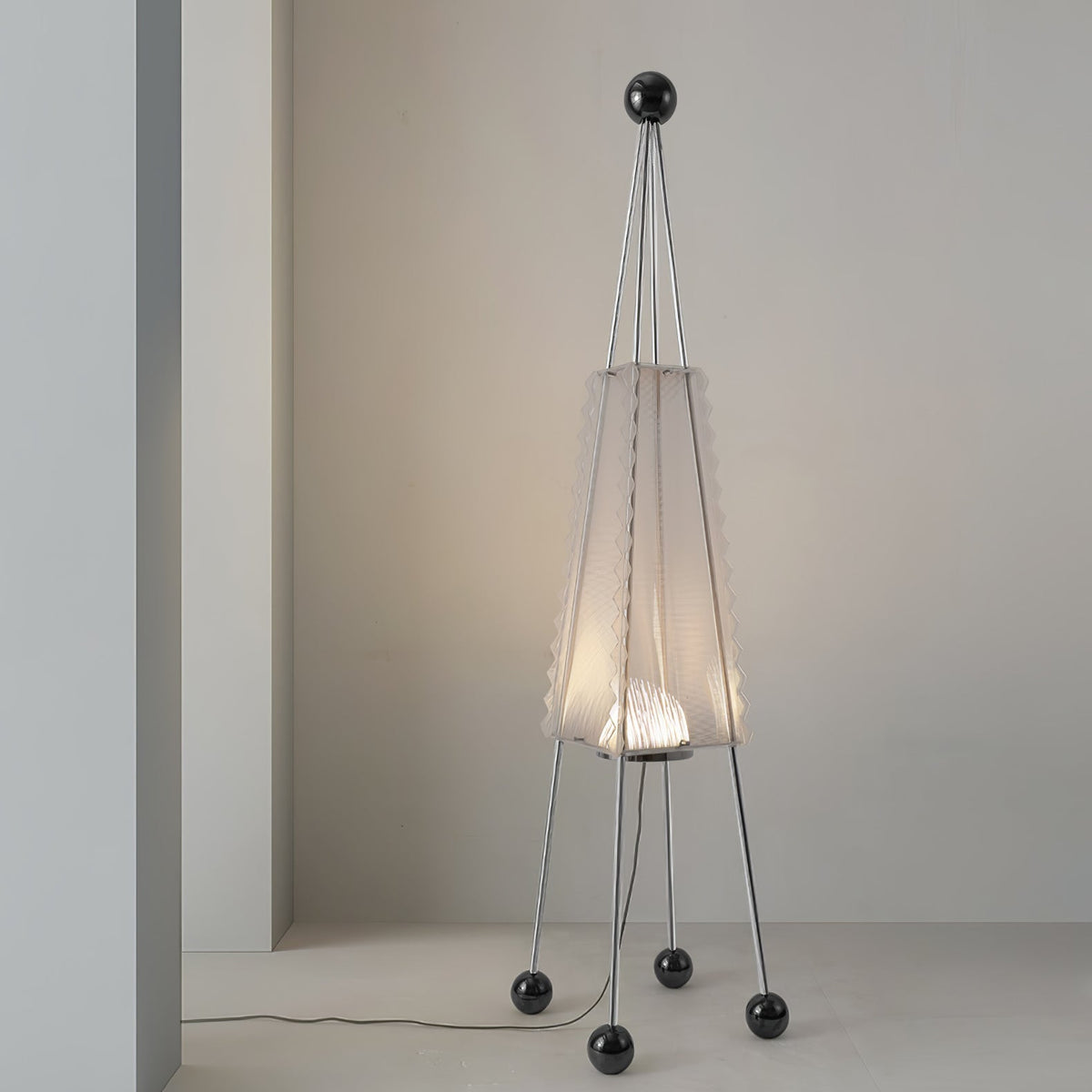 Tetra Industriële vloerlamp van acryl