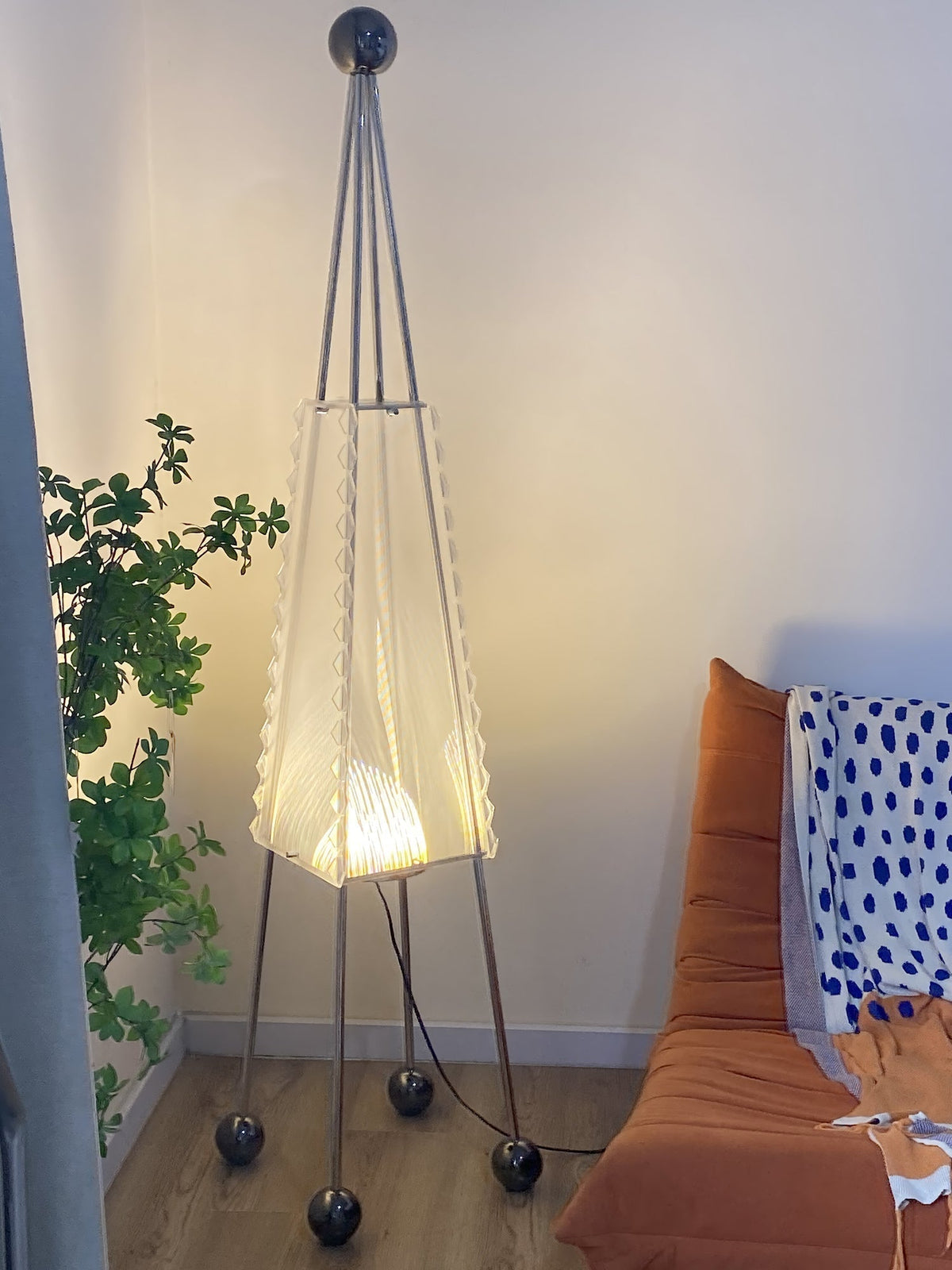 Tetra Industriële vloerlamp van acryl