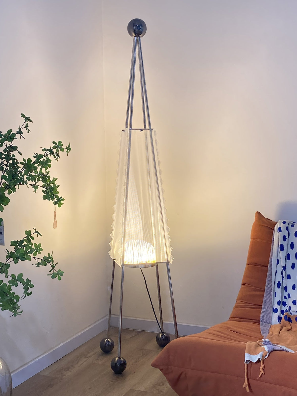 Tetra Industriële vloerlamp van acryl