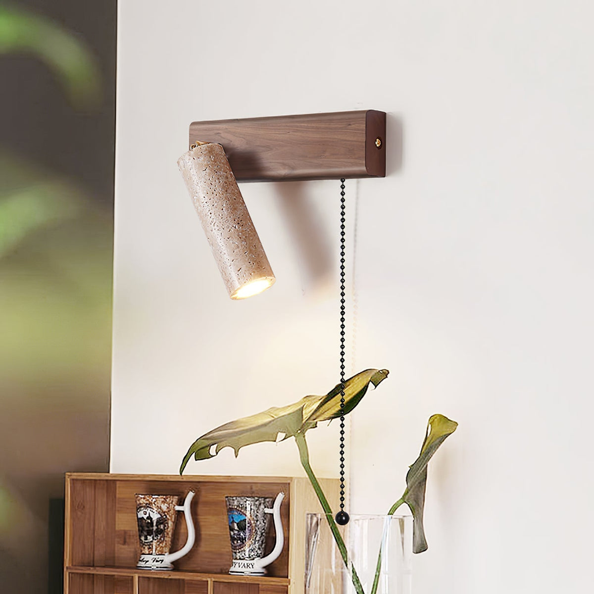Teriuelia wandlamp met trekkoord