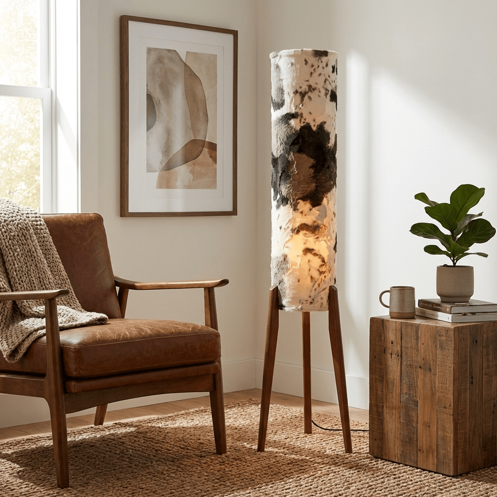 Selmont Terra Ink Column vloerlamp