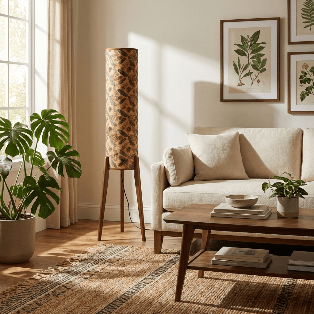 Selmont Terra Ink Column vloerlamp