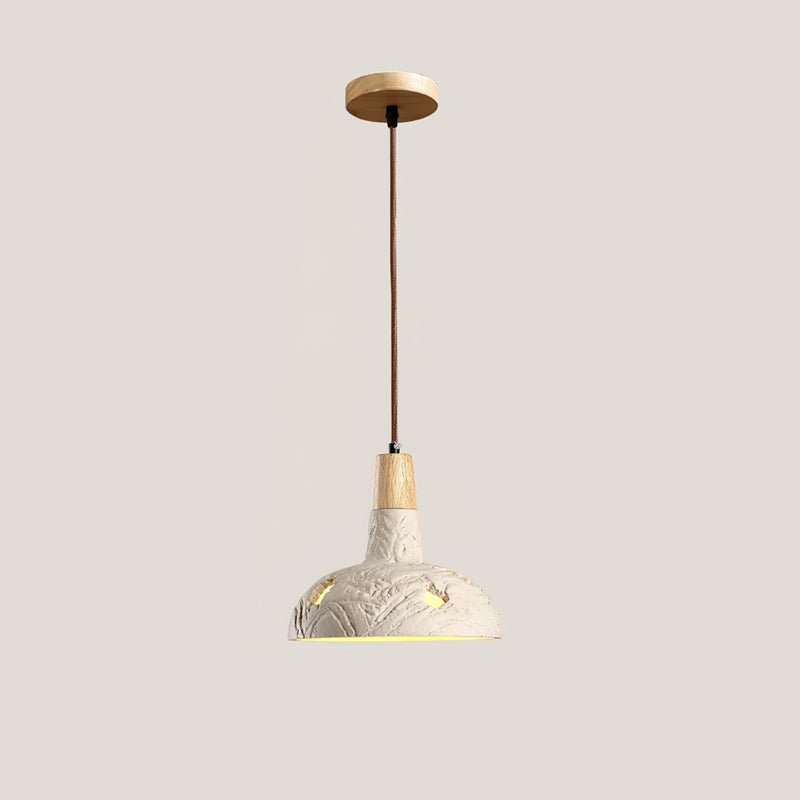 Ormarion Noordse kunst gehouwen cement hanglamp