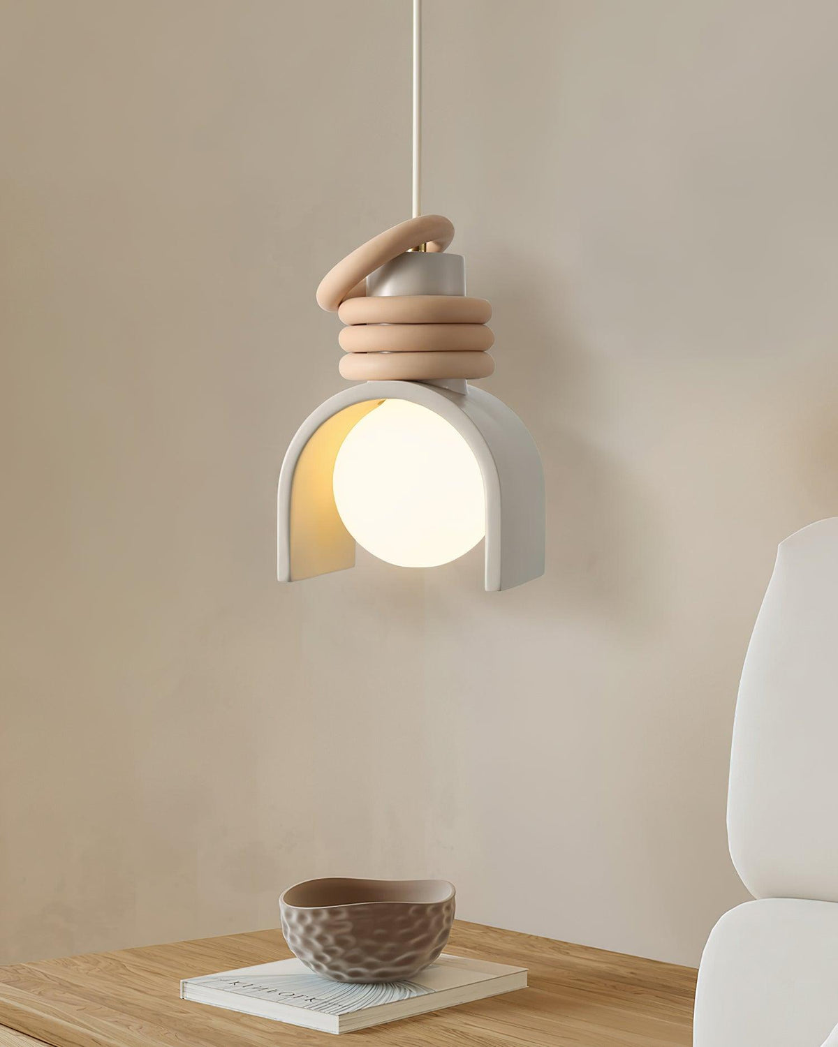 Uvian Moderne hanglamp van glas