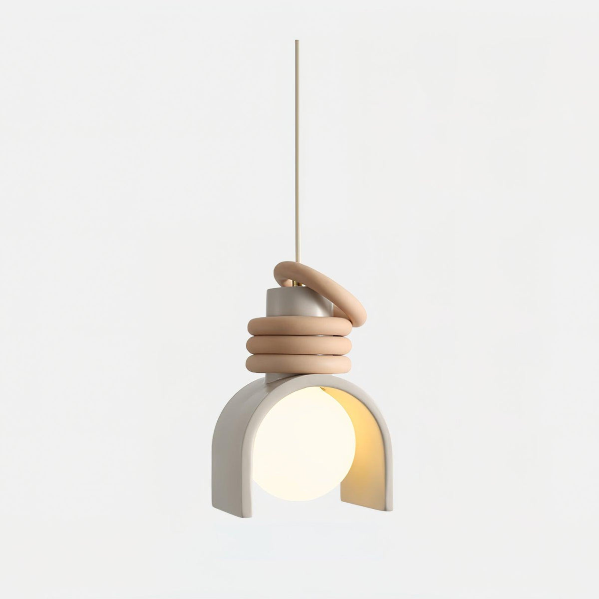 Uvian Moderne hanglamp van glas