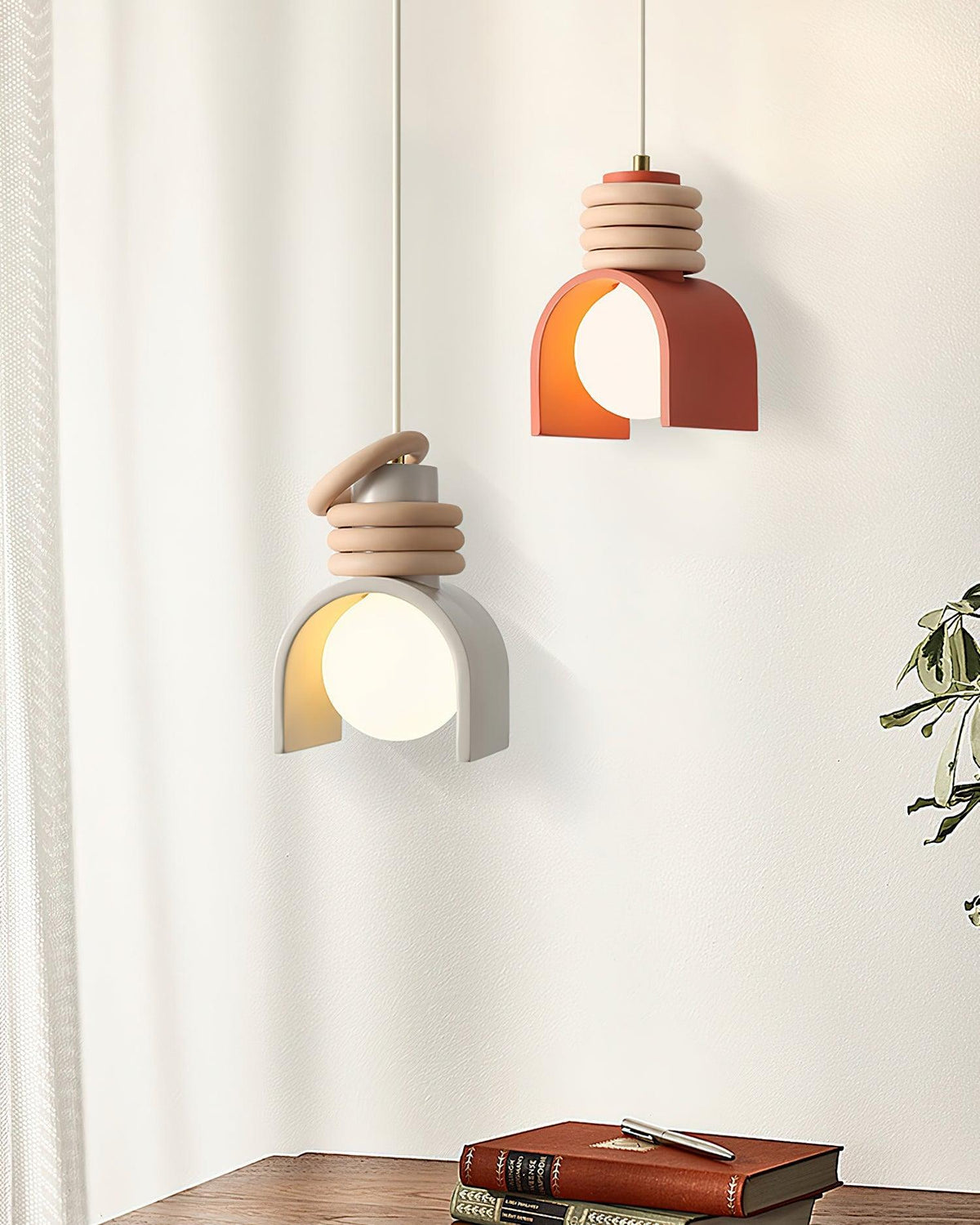 Uvian Moderne hanglamp van glas