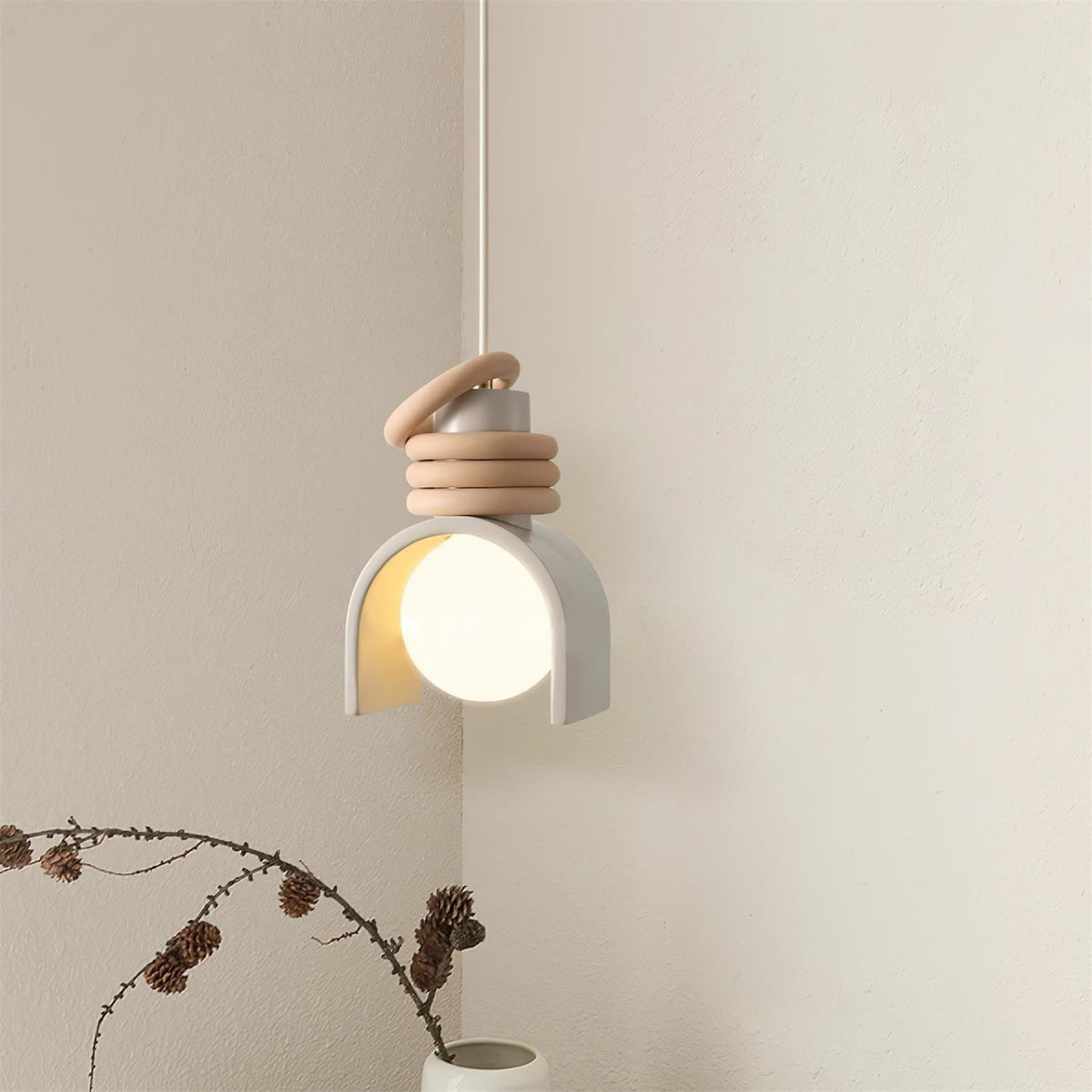 Uvian Moderne hanglamp van glas