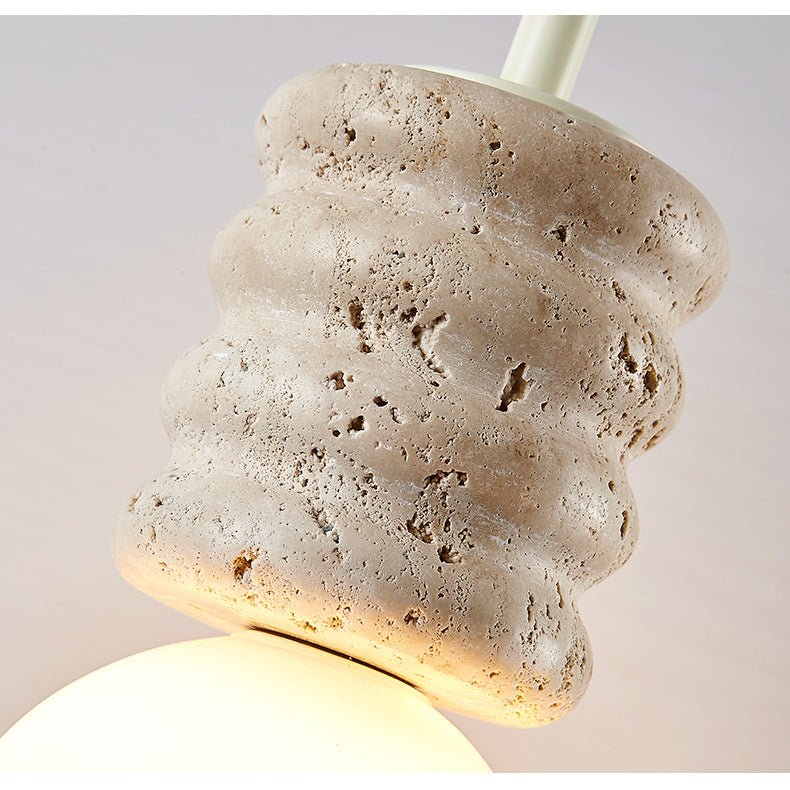Nererira hanglamp van geel steen