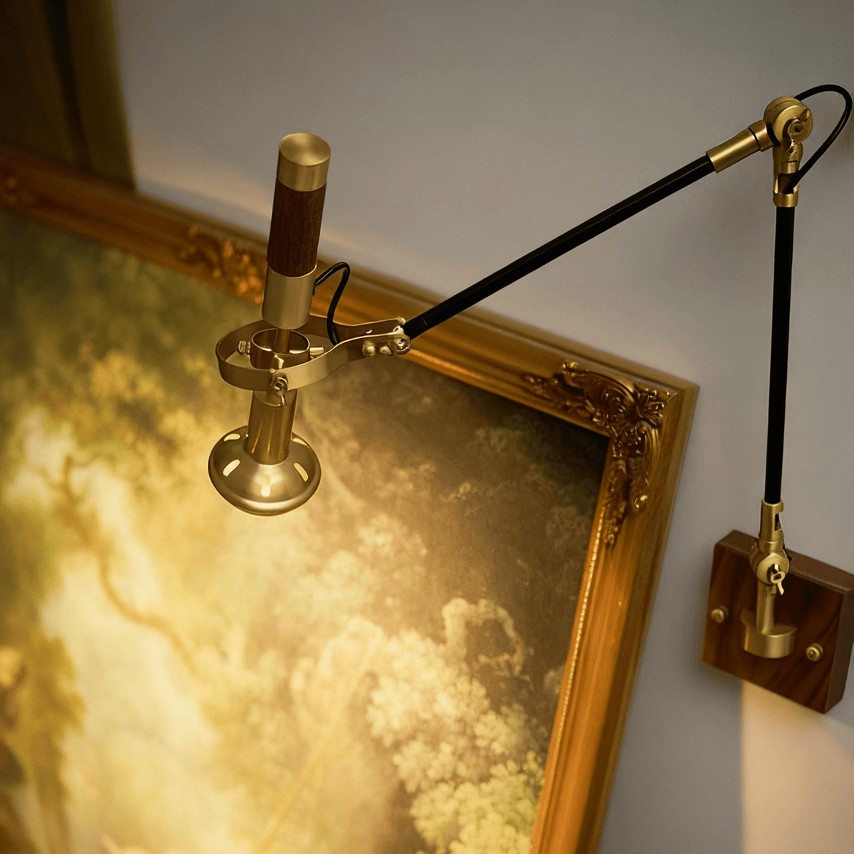 Liravo houten wandlamp