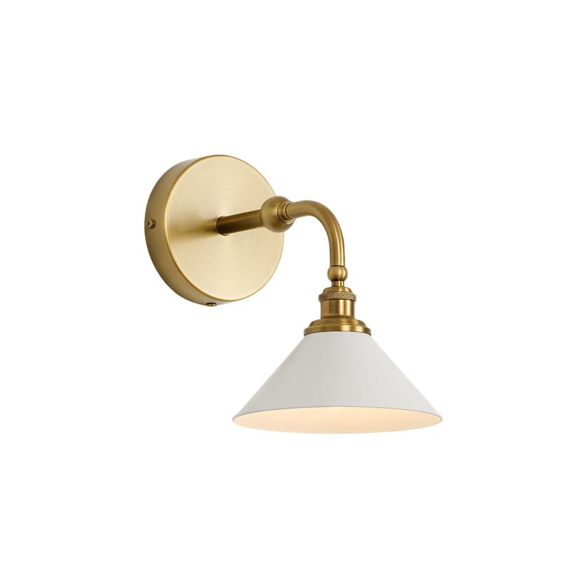 Dina Valerienne Minimalistische hoornvormige metalen wandlamp