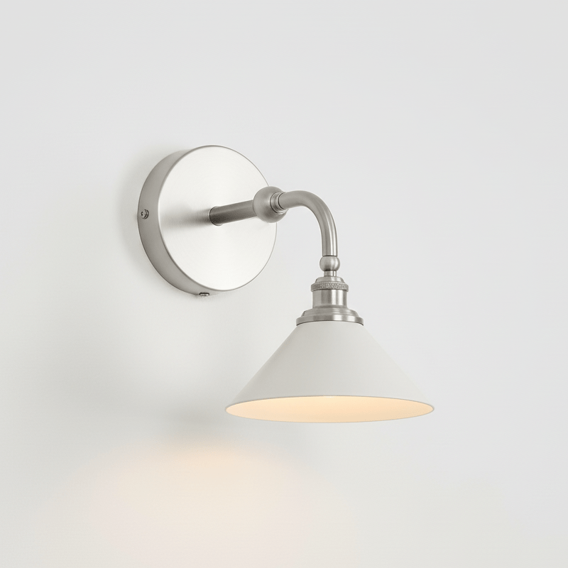 Dina Valerienne Minimalistische hoornvormige metalen wandlamp