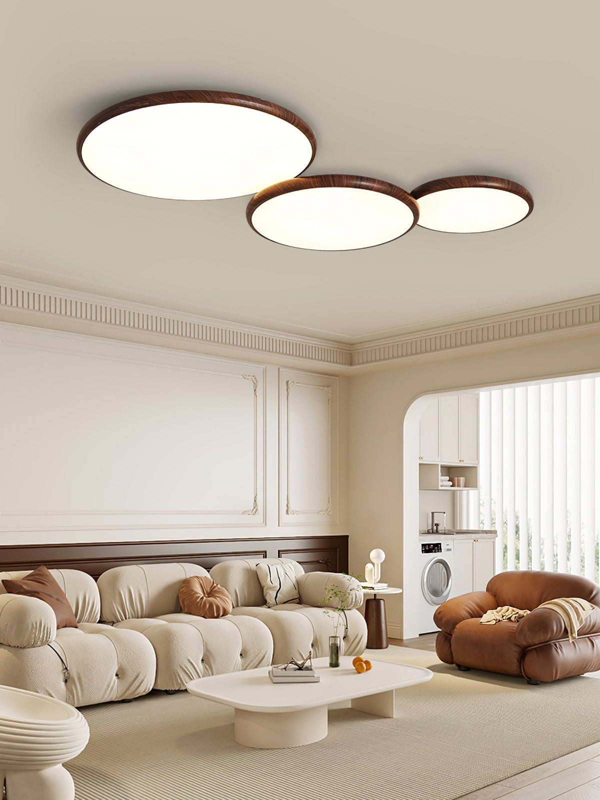 Bluxen Moderne plafondlamp met dunne geometrische vorm