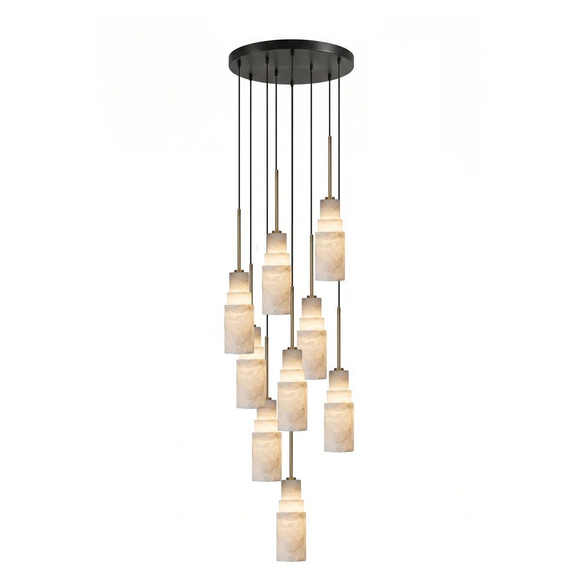 Eirelira albasten Kroonluchter Cluster