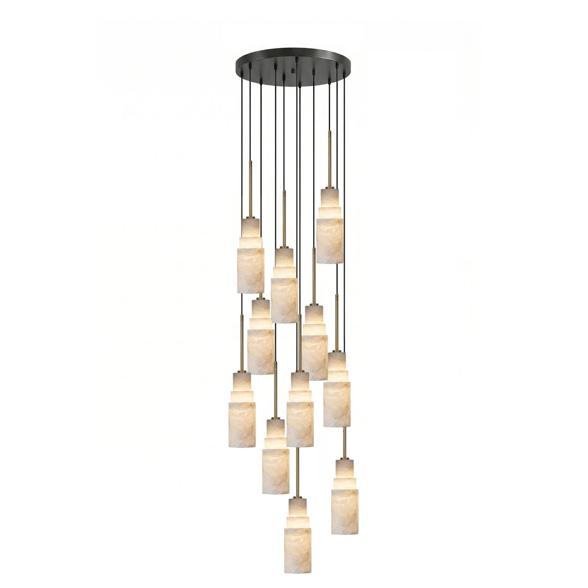 Eirelira albasten Kroonluchter Cluster