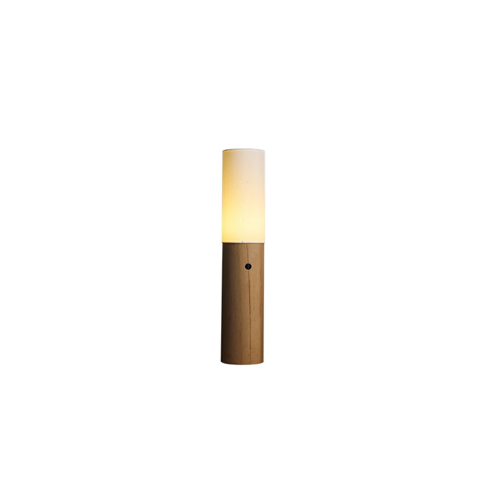 Viraalia Timber Column vloerlamp