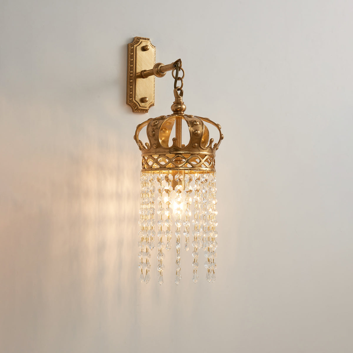 Timon messing kroonluchter wandlamp