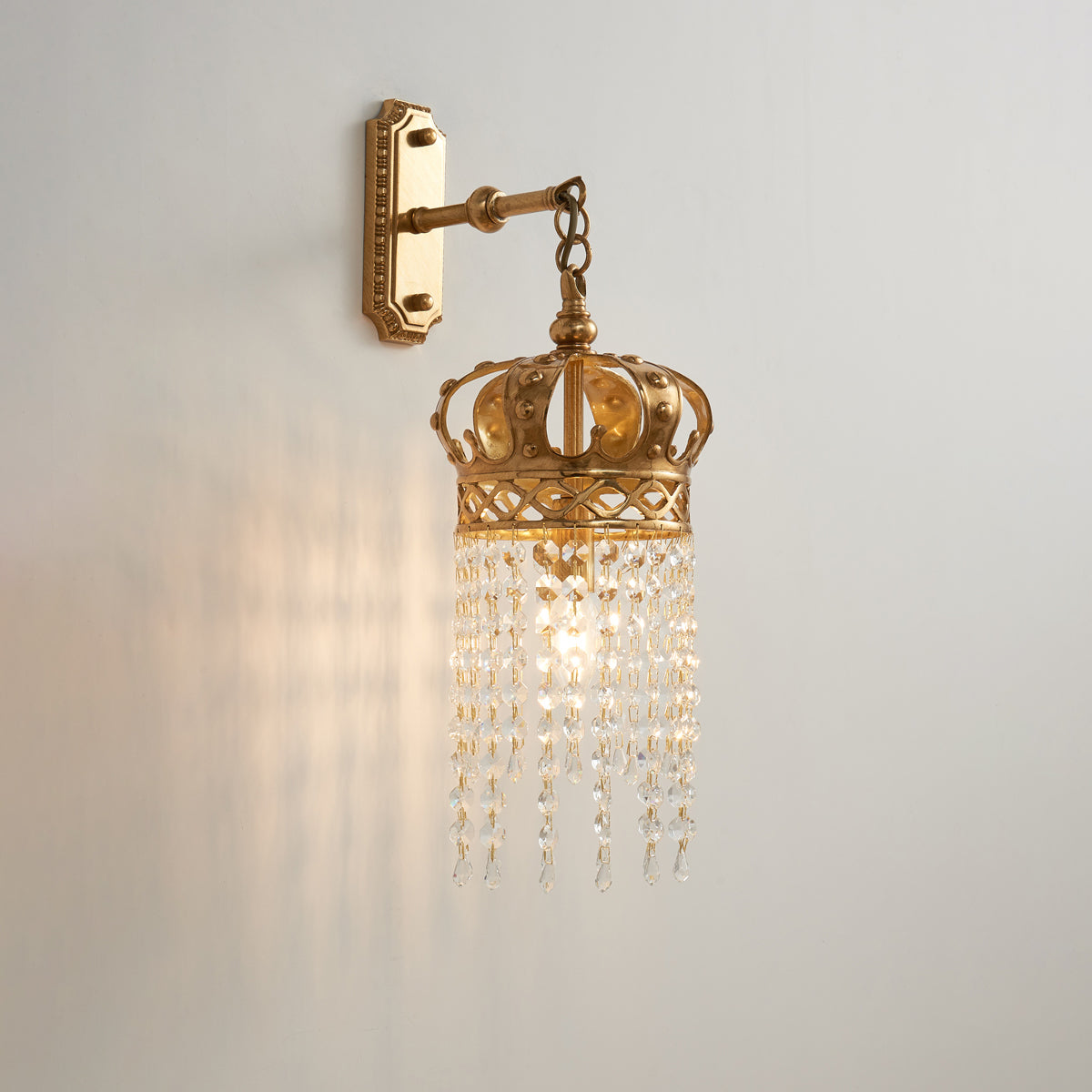 Timon messing kroonluchter wandlamp