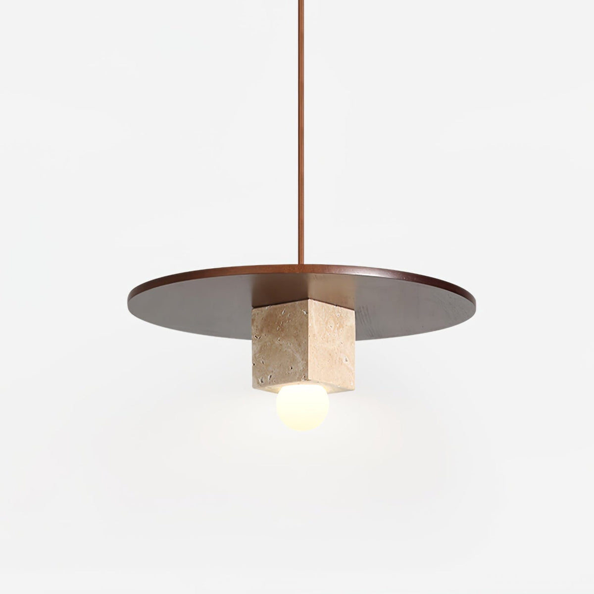 Sarix Geometrisch Travertin Hanglamp
