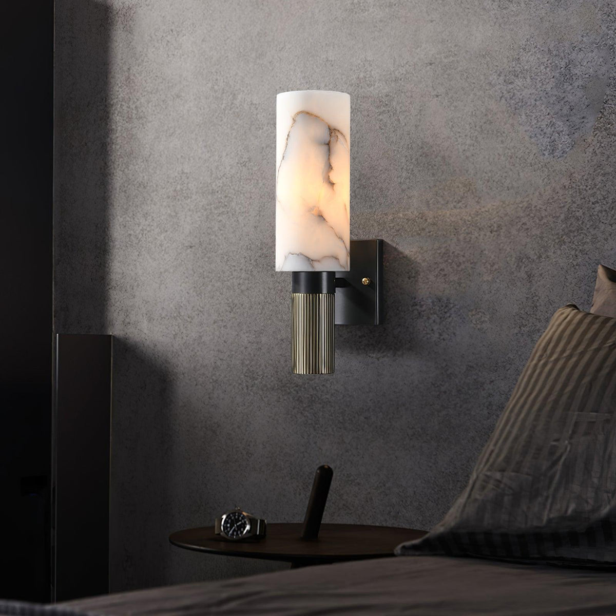Aveninette wandlamp in albast
