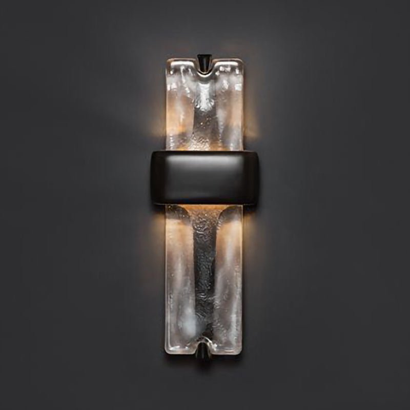 Ilmara premium glazen wandlamp in Noordse kunststijl